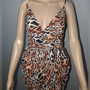 GRASSFIELDS Cheetah 🐆 Leopard Print HAWA Dress. Size UK 10/US 6!!!